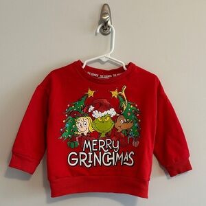 Merry Grinchmas Sweater Size 2T